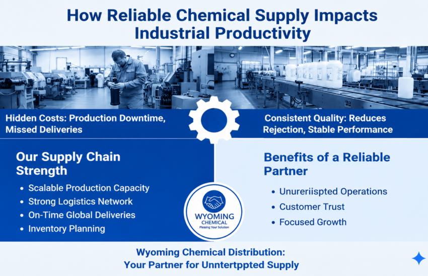How Reliable Chemical Supply Impacts Industrial Productivity